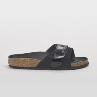 BIRKENSTOCK DONNA Donna OITA NABUCK LEATHER & SHINE LEATHER  BLACK 36, 37-2, 38-2, 39-2, 41-2, 40 immagine n. 1/5