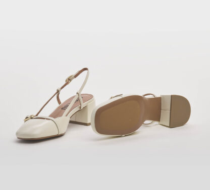 BIBI LOU DONNA Donna SLING BACK NAPLAK BURRO 36, 37-2, 38-2, 39-2, 40, 41-2 immagine n. 5/5