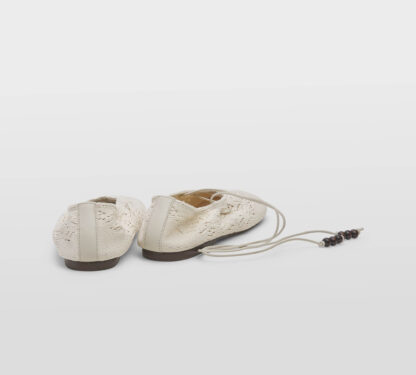 ALOHAS DONNA Donna BALLERINA CROCHET PANNA 36, 37-2, 38-2, 39-2, 40, 41-2 immagine n. 5/5