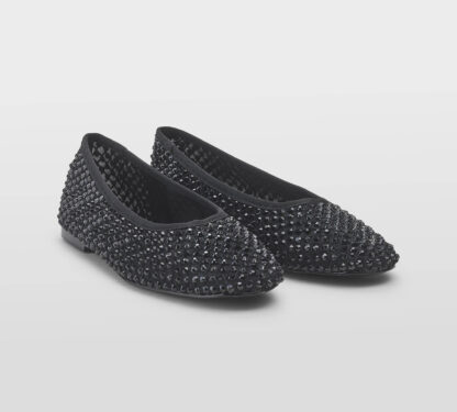 steve madden DONNA Donna BALLERINA NERO SWAROSKY 35-2, 36, 37-2, 37, 38-2, 38, 39-2, 40 immagine n. 3/5