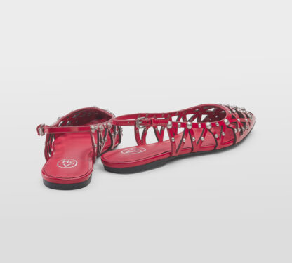ASH DONNA Donna SLINGBACK PELLE CORALLO BORCHIE 36, 37-2, 38-2, 39-2, 40, 41-2 immagine n. 4/5