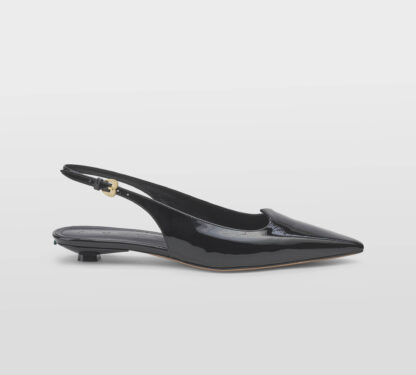 A.BOCCA DONNA CALZATURE SLINGBACK VERNICE NERO 37-2, 38-2, 38, 39-2, 40, 41-2 immagine n. 1/5