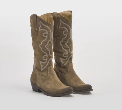 KEEP DONNA Donna TEXANO LUNGO NABUK SABBIA 36, 37-2, 38-2, 39-2, 40, 41-2 immagine n. 3/5