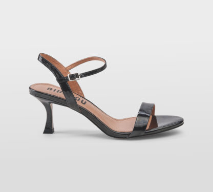 BIBI LOU DONNA Donna SANDALO VERNICE NERO 36, 37-2, 38-2, 39-2, 40, 41-2 immagine n. 1/5