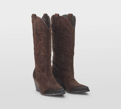 ELENA iachi DONNA Donna TEXANO CAMOSCIO MOKA-WASH 36, 37-2, 39-2, 40, 41-2 immagine n. 3/5