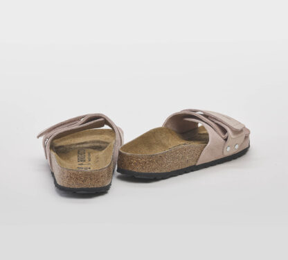 BIRKENSTOCK UNISEX CIABATTA ANATOMICA CIABATTA STRAPPO CAMOSCIO ROSA 36, 37-2, 38-2, 39-2, 40, 41-2 immagine n. 4/5