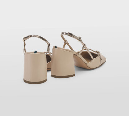 A.BOCCA DONNA CALZATURE SLINGBACK PELLE CIPRIA 36, 37-2, 38-2, 38, 39-2, 40 immagine n. 4/5