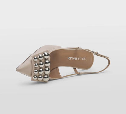 LELLA BALDI DONNA CALZATURE SLINGBACK PELLE CIPRIA 36, 37-2, 37, 38-2, 38, 39-2, 40 immagine n. 5/5