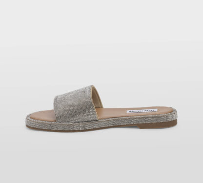 steve madden DONNA Donna CIABATTA MICRO SWAROVSKY ARGENTO 35-2, 36, 37-2, 37, 38-2, 38, 39-2, 40, 41-2 immagine n. 2/5