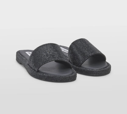 steve madden DONNA Donna CIABATTA MICRO SWAROVSKY NERO 35-2, 36, 37-2, 37, 38-2, 38, 39-2, 40, 41-2 immagine n. 3/4