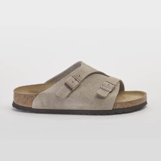 BIRKENSTOCK DONNA CIABATTA ANATOMICA CIABATTA ZURICH SUEDE TAUPE 36, 37-2, 38-2, 39-2, 40, 41-2, 42, 43-2, 44-2, 45-2 immagine n. 1/5