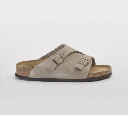 BIRKENSTOCK DONNA CIABATTA ANATOMICA CIABATTA ZURICH SUEDE TAUPE 36, 37-2, 38-2, 39-2, 40, 41-2, 42, 43-2, 44-2, 45-2 immagine n. 1/5