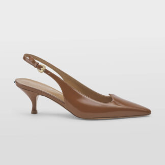 A.BOCCA DONNA CALZATURE SLINGBACK PELLE CUOIO 36, 37-2, 37, 38-2, 39-2 immagine n. 1/5
