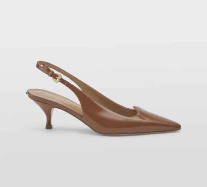 A.BOCCA DONNA CALZATURE SLINGBACK PELLE CUOIO 36, 37-2, 37, 38-2, 39-2 immagine n. 1/5