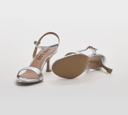 BIBI LOU DONNA Donna SANDALO PELLE ARGENTO 36, 37-2, 38-2, 39-2, 40, 41-2 immagine n. 5/5