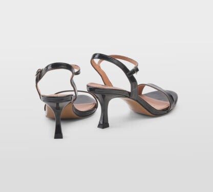 BIBI LOU DONNA Donna SANDALO VERNICE NERO 36, 37-2, 38-2, 39-2, 40, 41-2 immagine n. 4/5