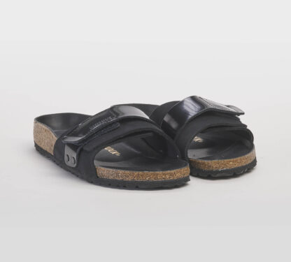 BIRKENSTOCK DONNA Donna OITA NABUCK LEATHER & SHINE LEATHER  BLACK 36, 37-2, 38-2, 39-2, 41-2, 40 immagine n. 3/5
