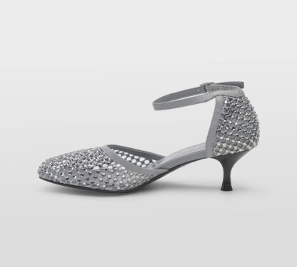 STRATEGIA DONNA Donna SANDALO CROCHET ARGENTO CON SWAROVSKY 36, 38-2, 39-2, 40, 41-2 immagine n. 2/5