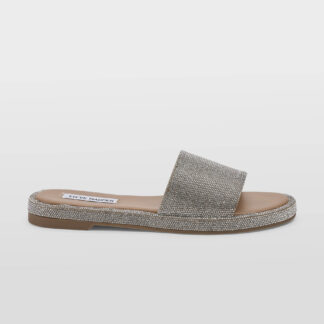 steve madden DONNA Donna CIABATTA MICRO SWAROVSKY ARGENTO 35-2, 36, 37-2, 37, 38-2, 38, 39-2, 40, 41-2 immagine n. 1/5