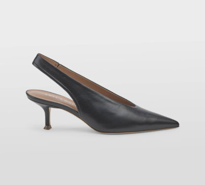 LELLA BALDI DONNA CALZATURE SLINGBACK PELLE NERO 36, 37-2, 38-2, 38, 39-2, 40 immagine n. 1/4