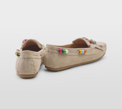 LE(S)CHICHES DONNA Donna MOCASSINO FRANGE SABBIA 37-2, 38-2, 39-2 immagine n. 4/5
