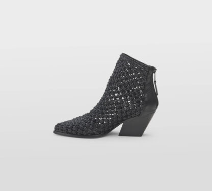ELENA iachi DONNA Donna TEXANO TRAFORATO PELLE NERO 36, 38-2, 39-2, 40, 41-2 immagine n. 2/4