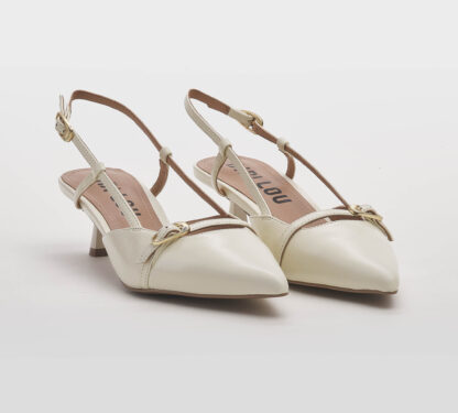 BIBI LOU DONNA CALZATURE SLING BACK NAPLAK BURRO 36, 37-2, 38-2, 39-2, 40, 41-2 immagine n. 3/5