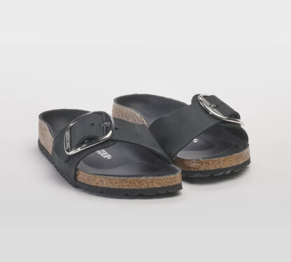 BIRKENSTOCK UNISEX CALZATURE MADRID BIG PELLE OLIATA NERO 35, 36, 37-2, 38-2, 39-2, 40, 41-2 immagine n. 3/5