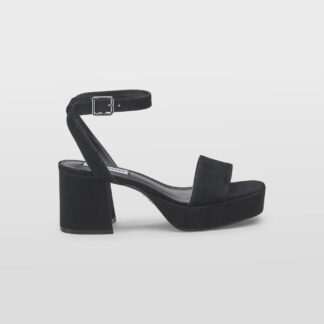 steve madden DONNA Donna SANDALO CAMOSCIO NERO 35-2, 36, 37-2, 37, 38-2, 38, 39-2, 40, 41-2 immagine n. 1/5
