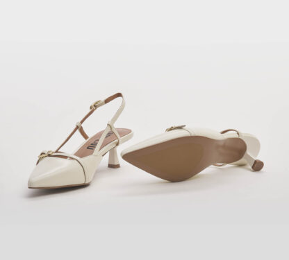 BIBI LOU DONNA CALZATURE SLING BACK NAPLAK BURRO 36, 37-2, 38-2, 39-2, 40, 41-2 immagine n. 5/5