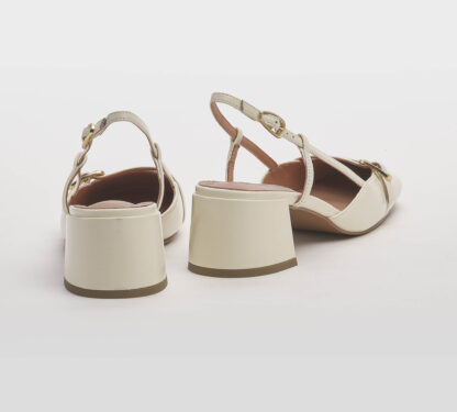 BIBI LOU DONNA Donna SLING BACK NAPLAK BURRO 36, 37-2, 38-2, 39-2, 40, 41-2 immagine n. 4/5