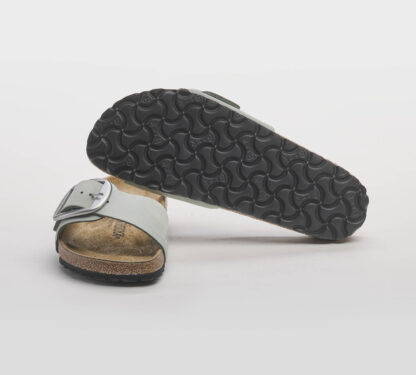 BIRKENSTOCK DONNA CIABATTA ANATOMICA MADRID BIG BUCKLE NABUCK PURE SAGE 35, 36, 37-2, 38-2, 39-2, 40, 41-2 immagine n. 5/5