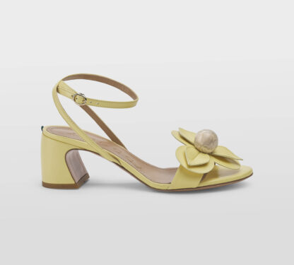 A.BOCCA DONNA Donna SANDALO FIORE GIALLO BANANA 36, 37-2, 38-2, 39-2, 40, 41-2 immagine n. 1/5