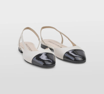 PROSPERINE DONNA CALZATURE SLINGBACK  PANNA NERO 37-2, 38-2, 39-2, 40, 41-2 immagine n. 3/5
