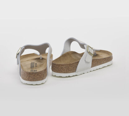 BIRKENSTOCK UNISEX INFRADITO ANATOMICO INFRADITO GIZEH PELLE BIANCO 36, 38-2, 39-2, 40, 41-2, 37-2 immagine n. 4/5