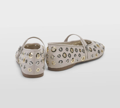 steve madden DONNA Donna BALLERINA PELLE CIPRIA BORCHIE 35-2, 36, 37-2, 37, 38-2, 38, 39-2, 40, 41-2 immagine n. 4/5