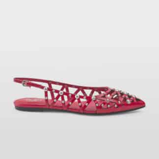 ASH DONNA Donna SLINGBACK PELLE CORALLO BORCHIE 36, 37-2, 38-2, 39-2, 40, 41-2 immagine n. 1/5