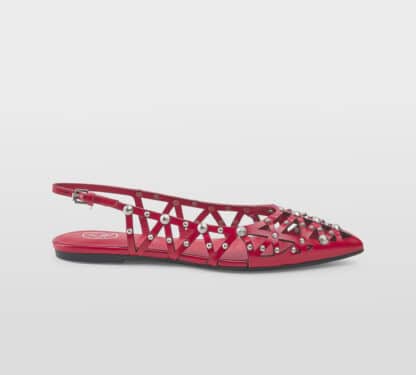 ASH DONNA Donna SLINGBACK PELLE CORALLO BORCHIE 36, 37-2, 38-2, 39-2, 40, 41-2 immagine n. 1/5