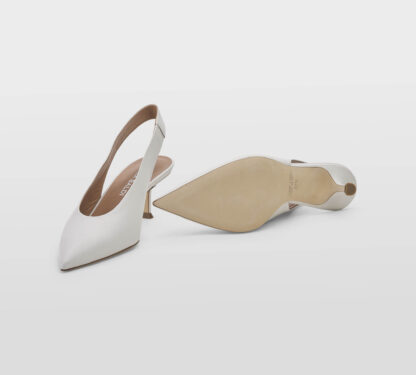 LELLA BALDI DONNA CALZATURE SLINGBACK PELLE OFF WHITE 36, 37-2, 37, 38-2, 38, 39-2 immagine n. 5/5