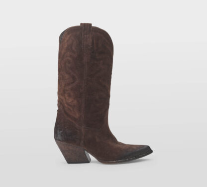 ELENA iachi DONNA Donna TEXANO CAMOSCIO MOKA-WASH 36, 37-2, 39-2, 40, 41-2 immagine n. 1/5