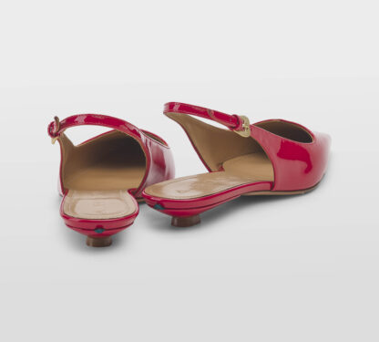 A.BOCCA DONNA CALZATURE SLINGBACK VERNICE CAMELIA 36, 37-2, 38-2, 38, 39-2, 40 immagine n. 4/5