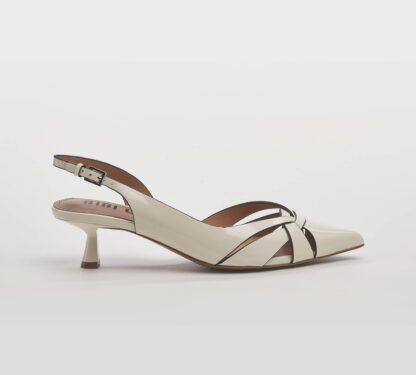 BIBI LOU DONNA CALZATURE SLING BACK INCROCI NAPLAK BURRO 36, 37-2, 38-2, 39-2, 40, 41-2 immagine n. 1/5