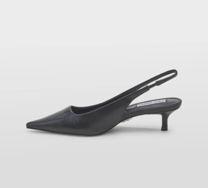 steve madden DONNA CALZATURE SLINGBACK PELLE NERO 35-2, 36, 37, 38-2, 38, 39-2, 40, 41-2 immagine n. 2/5