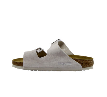 BIRKENSTOCK UNISEX CALZATURE ARIZONA CAMOSCIO BIANCO ANTICO 35, 36, 37-2, 38-2, 39-2, 4, 40, 41-2, 42, 43-2, 44-2, 45-2, 46-2 immagine n. 3/4