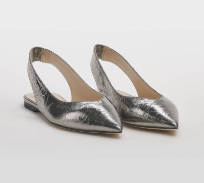 PROSPERINE DONNA CALZATURE SLING BACK PELLE PELTRO 36, 37-2, 38-2, 38, 39-2, 40, 41-2 immagine n. 3/5