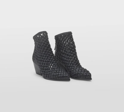 ELENA iachi DONNA Donna TEXANO TRAFORATO PELLE NERO 36, 38-2, 39-2, 40, 41-2 immagine n. 3/4