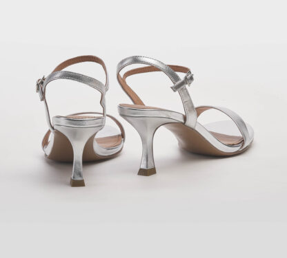 BIBI LOU DONNA Donna SANDALO PELLE ARGENTO 36, 37-2, 38-2, 39-2, 40, 41-2 immagine n. 4/5