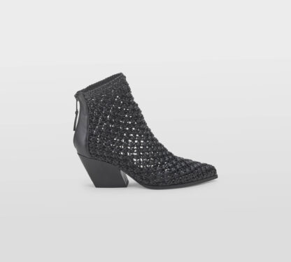 ELENA iachi DONNA Donna TEXANO TRAFORATO PELLE NERO 36, 38-2, 39-2, 40, 41-2 immagine n. 1/4