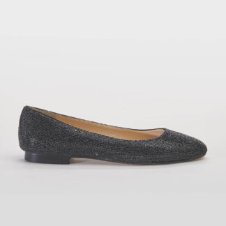 PROSPERINE DONNA Donna BALLERINA SWAROVSKY NERO 36, 37-2, 38-2, 38, 40, 41-2 immagine n. 1/5