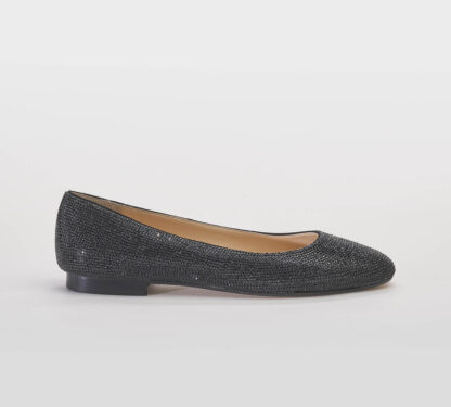 PROSPERINE DONNA Donna BALLERINA SWAROVSKY NERO 36, 37-2, 38-2, 38, 40, 41-2 immagine n. 1/5